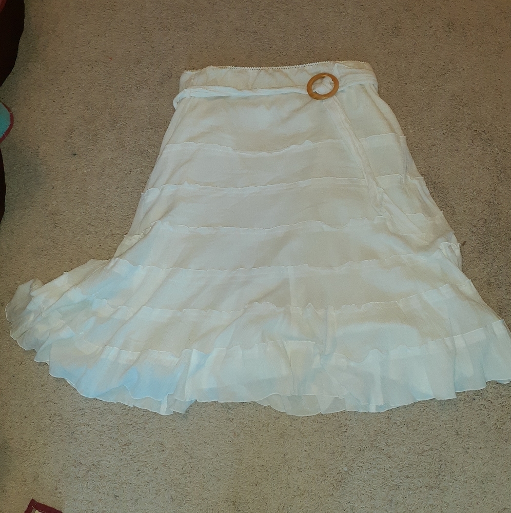 ***3 for $25 White skirt 2X